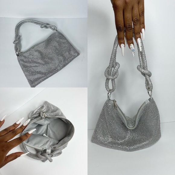 Shiny Rhinestone Evening Bag - Picture 3 of 5